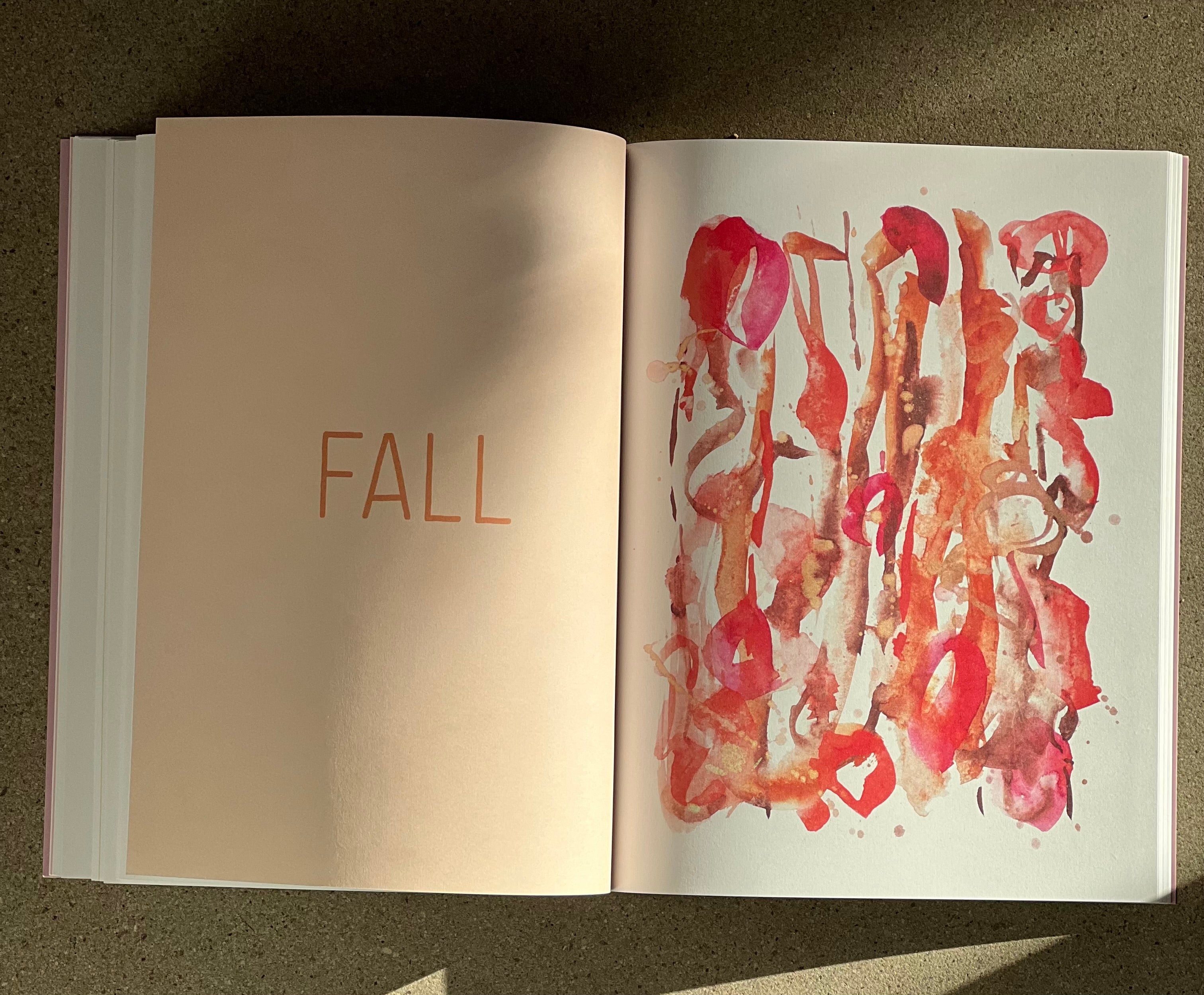 Through the Seasons | The Reverse Coloring Book