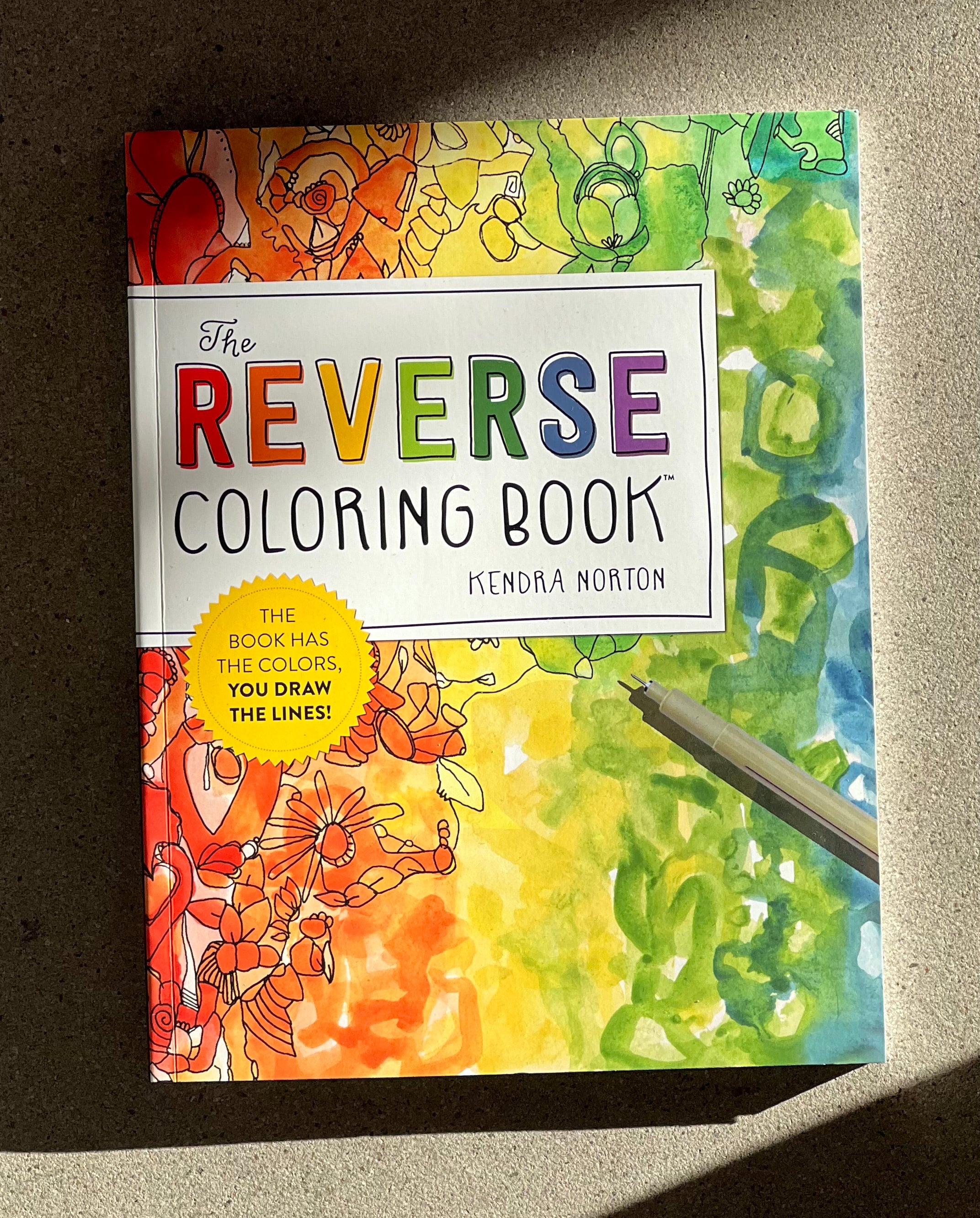 The Reverse Coloring Book