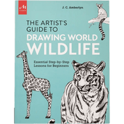 Book cover with illustrations of a giraffe and a tiger on a light blue background.