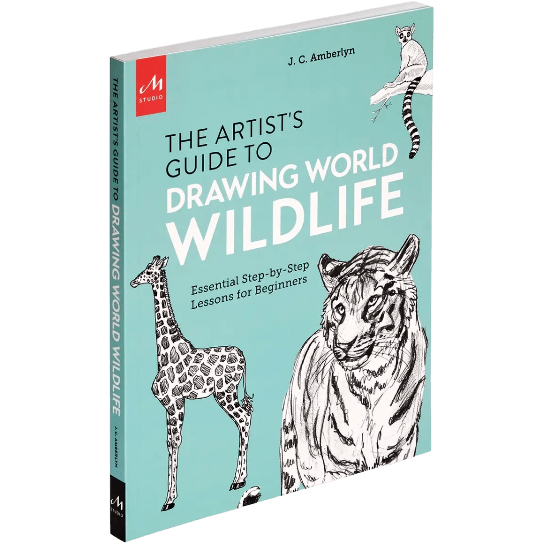 Book Cover with black and white illustrations of animals on a blue background.