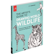 Book Cover with black and white illustrations of animals on a blue background.