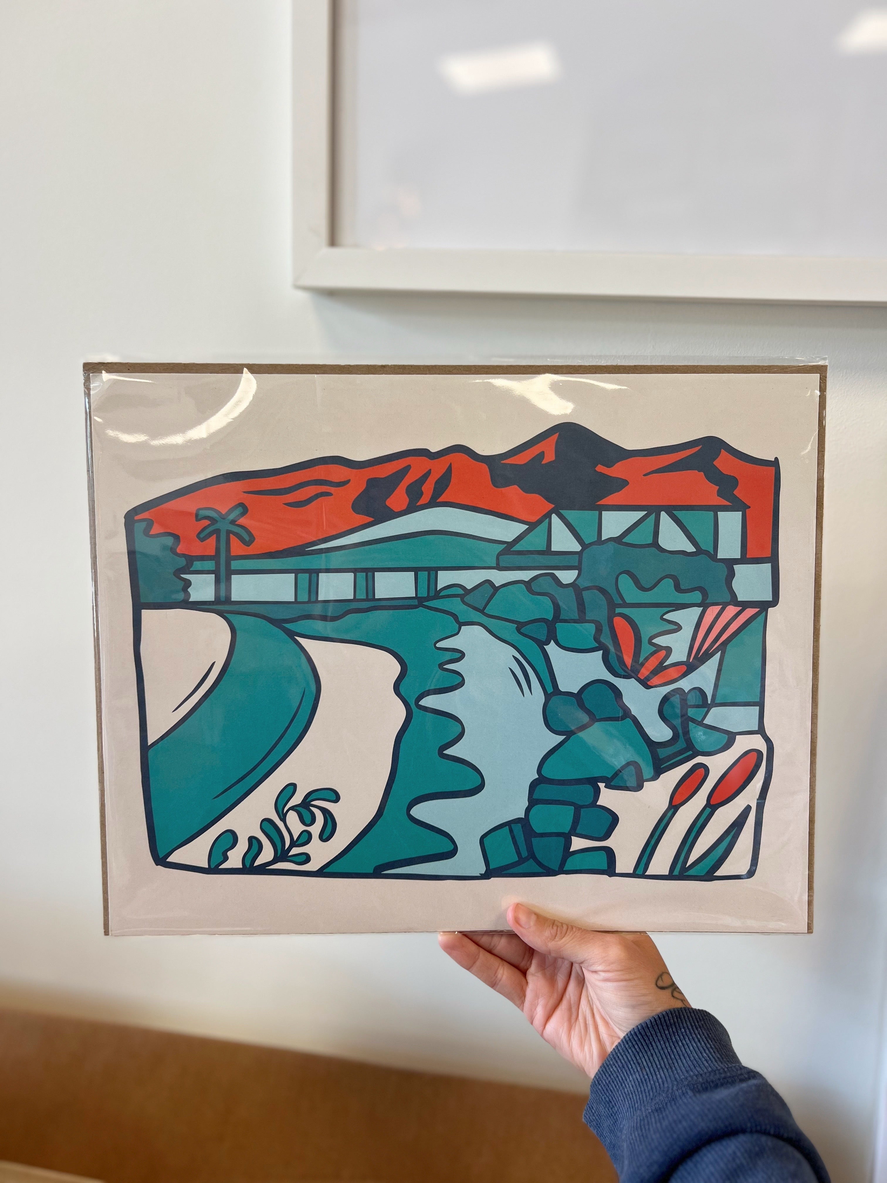 Ventura Rivermouth Print by Andrew Rodriguez