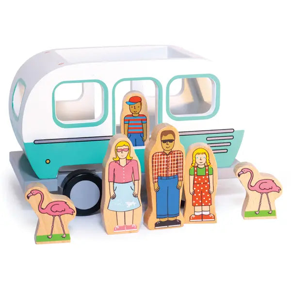 Glamping Camper Eco Friendly Magnetic Wood Toy