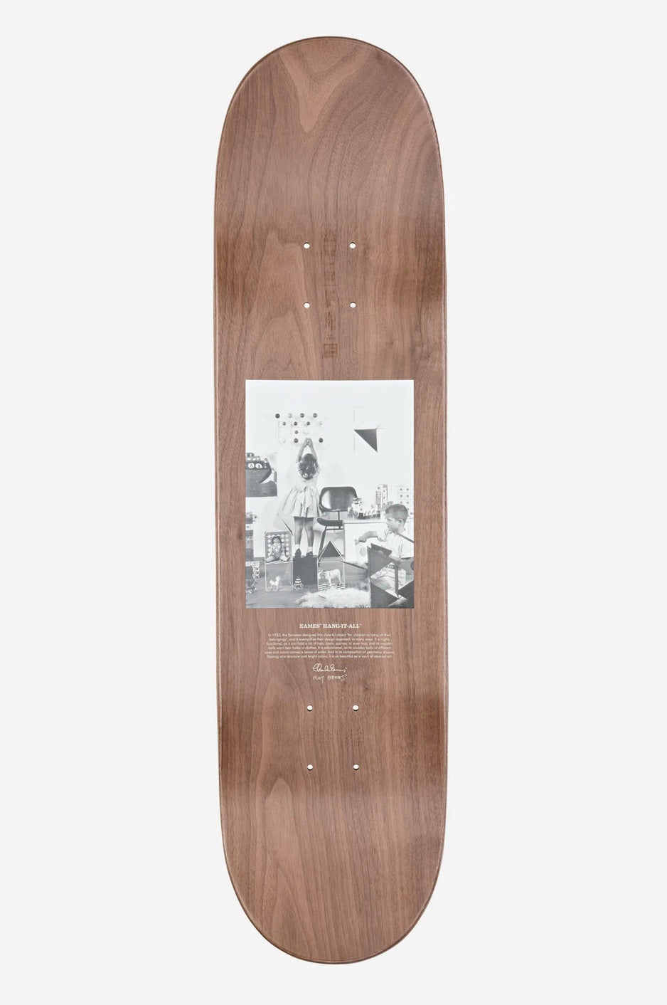 Hang It All Eames Silhouette Skateboard Deck