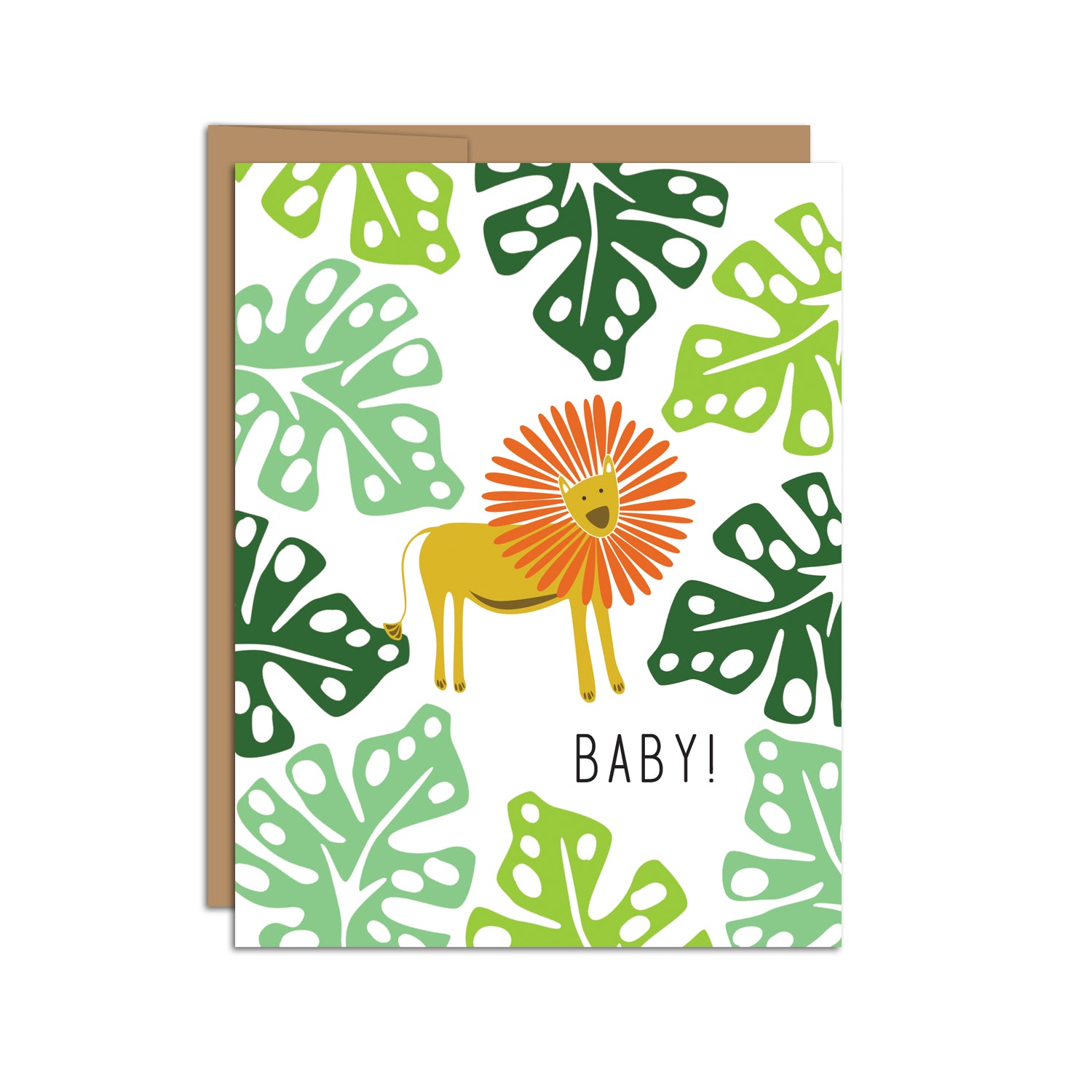 Baby! Lion Greeting Card