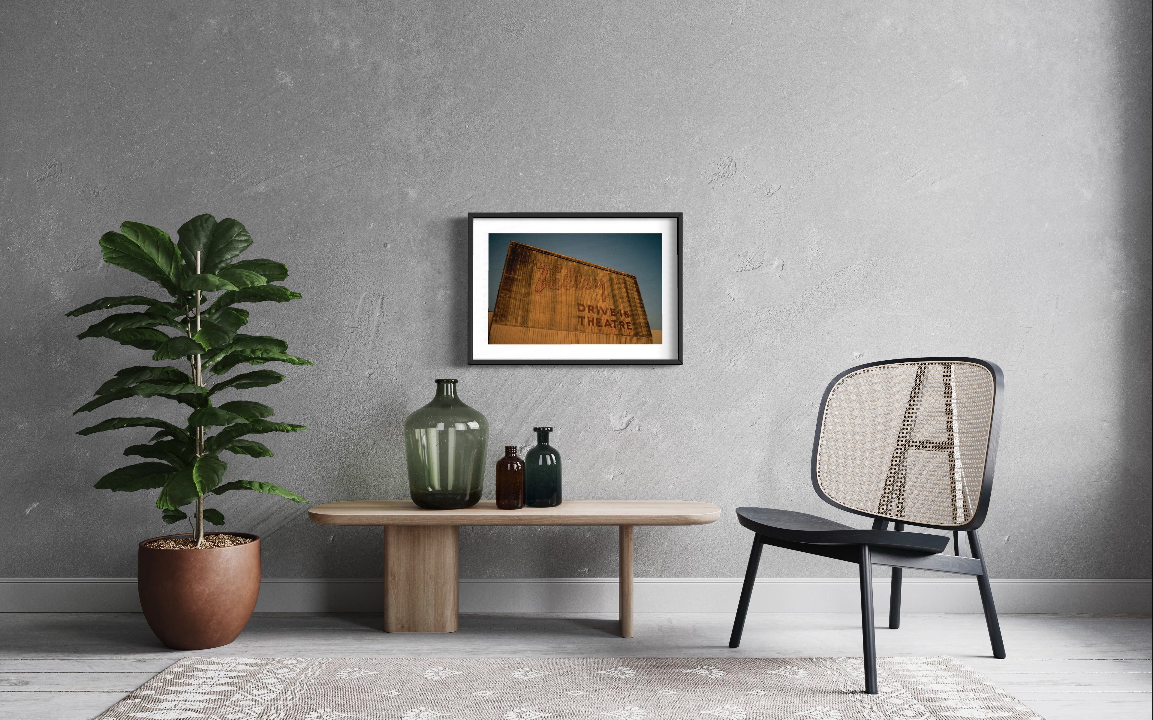 Valley Drive In, Fine Art Print