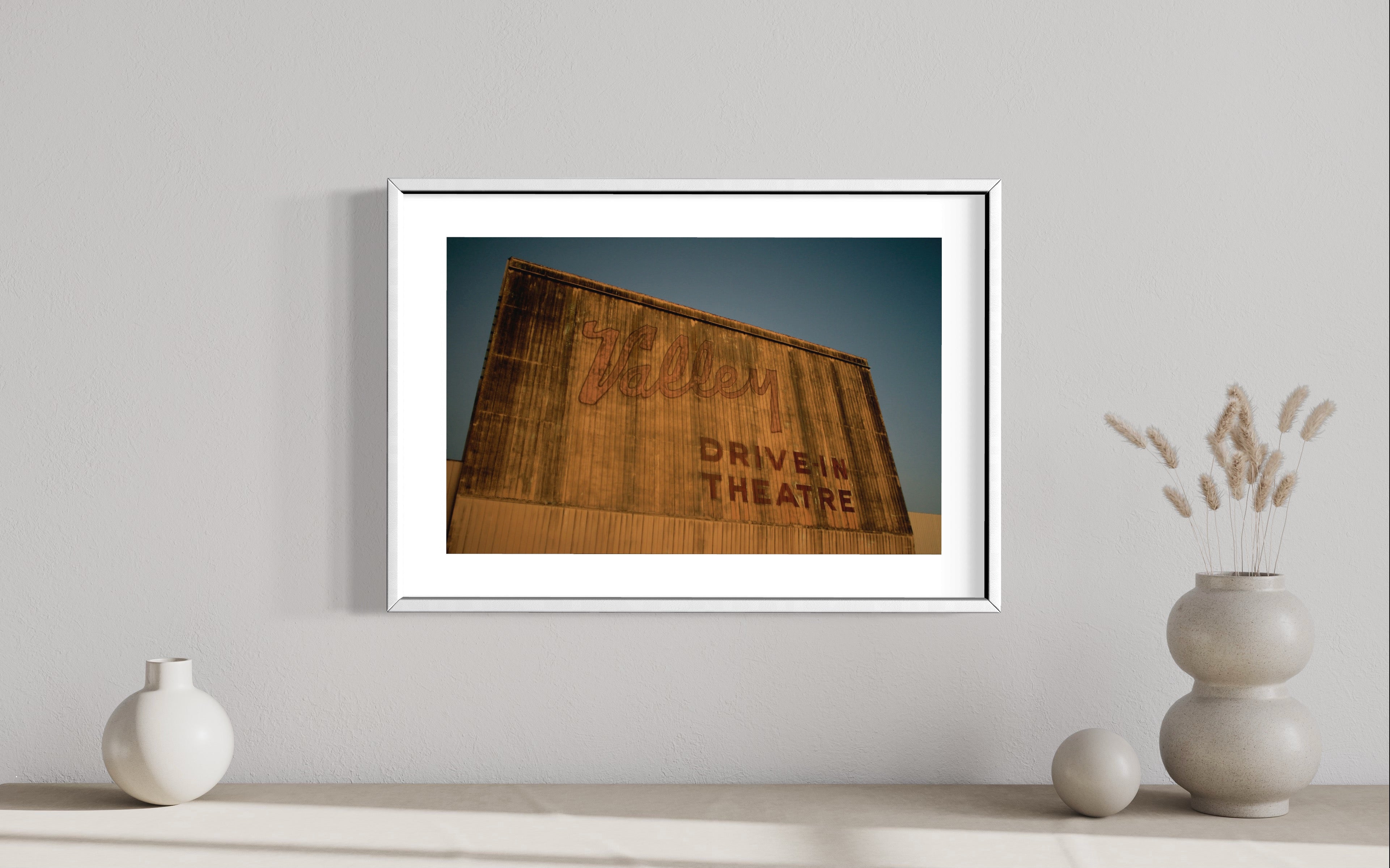 Valley Drive In, Fine Art Print