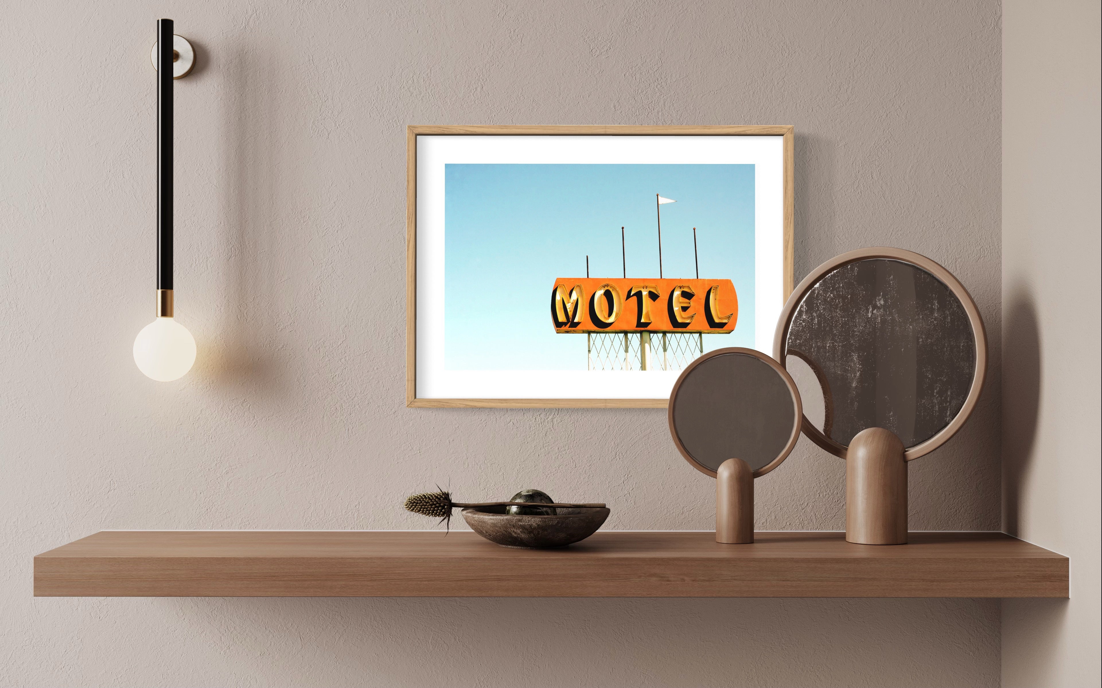 Motel in Orange,  Fine Art Print