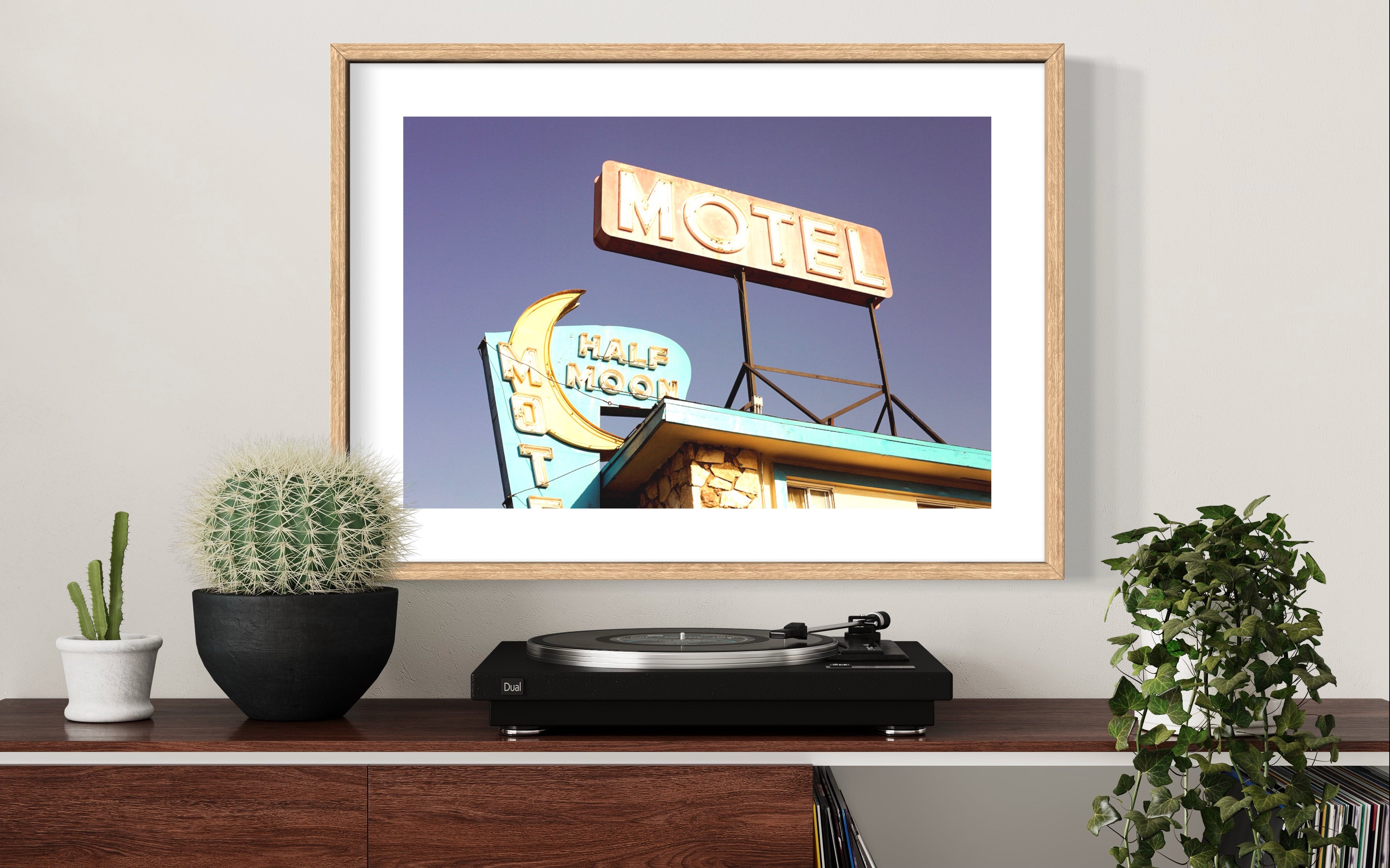 Half Moon Motel, Fine Art Print