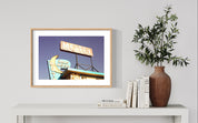 Half Moon Motel, Fine Art Print