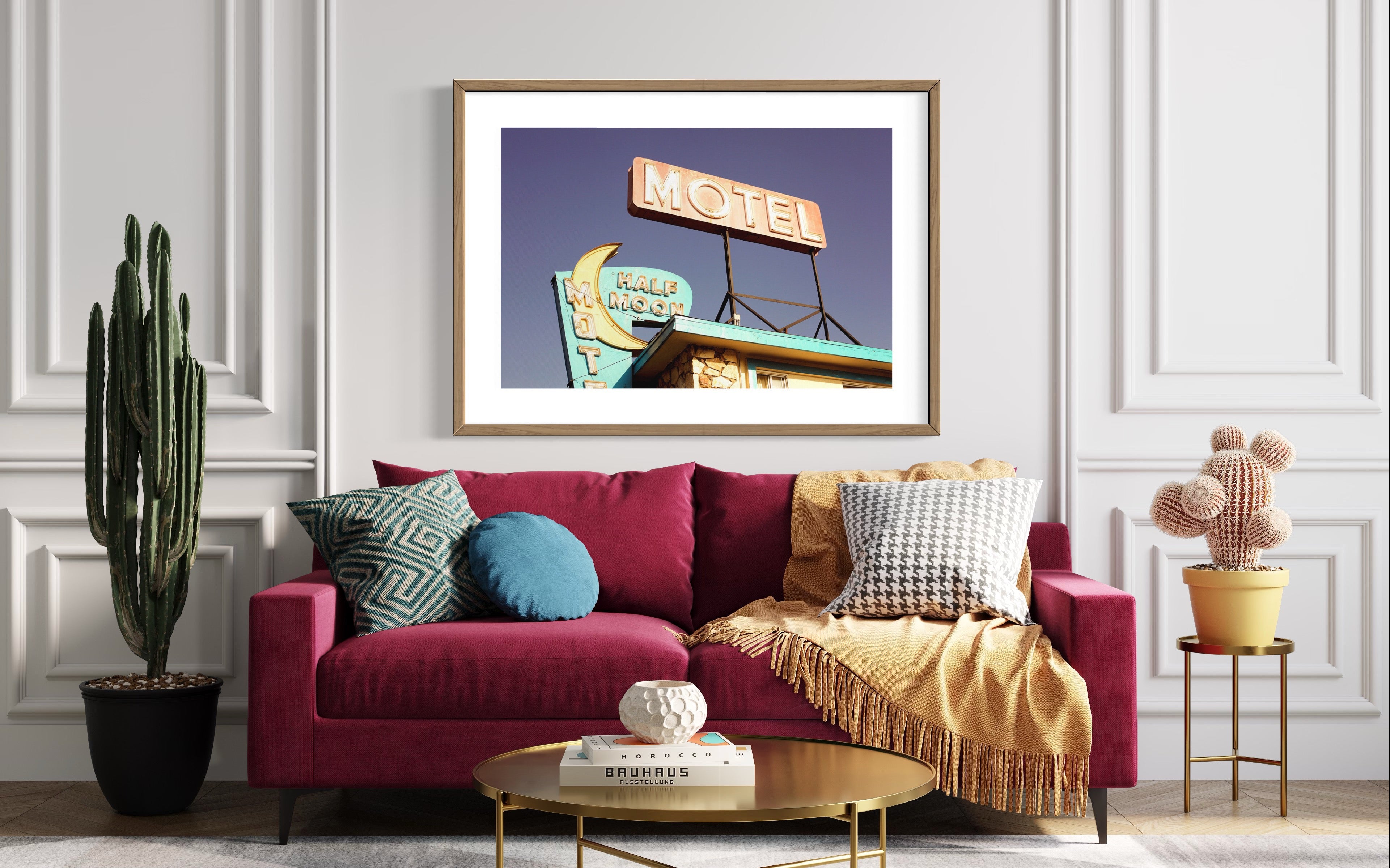 Half Moon Motel, Fine Art Print