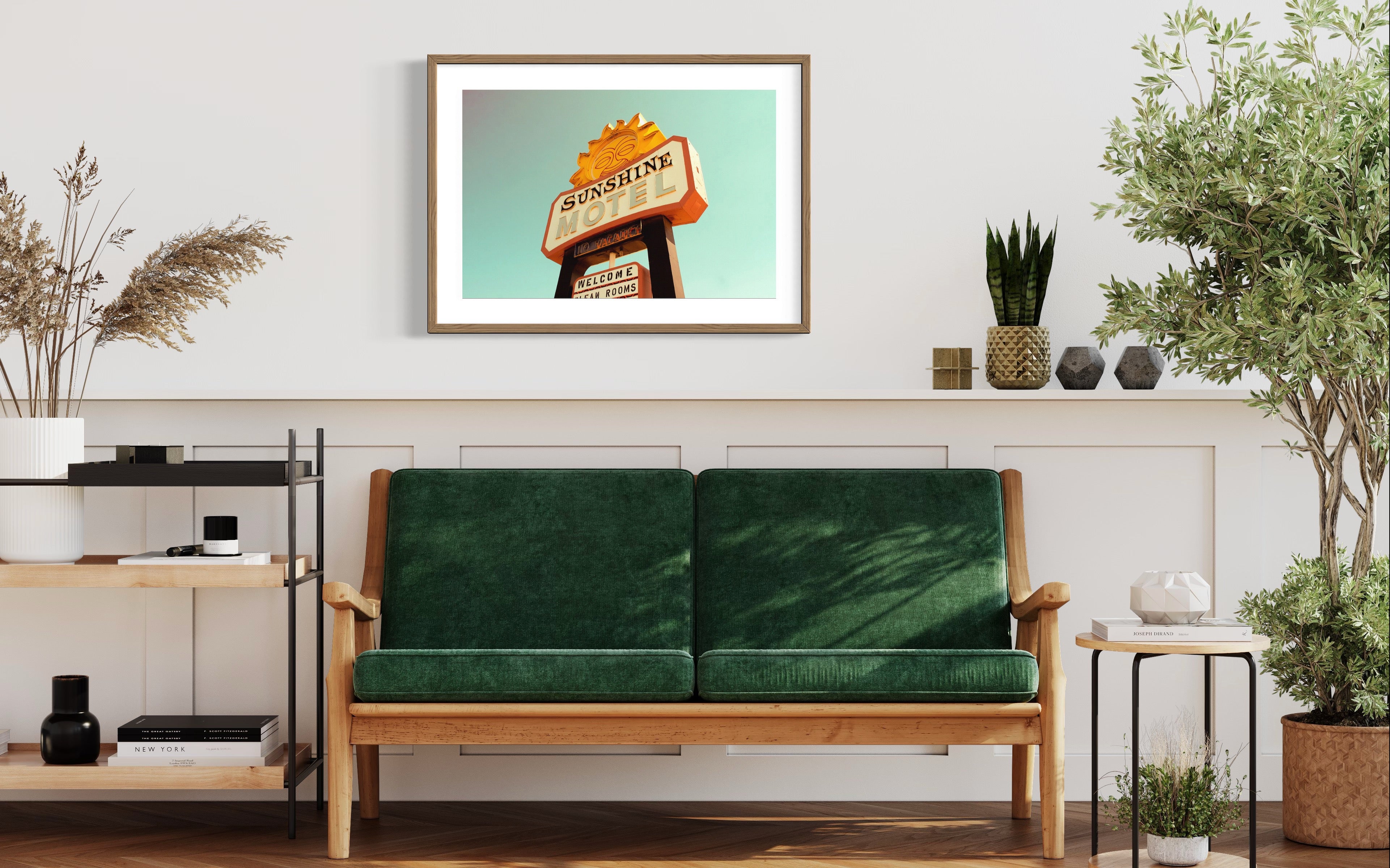 Sunshine Motel, Fine Art Print