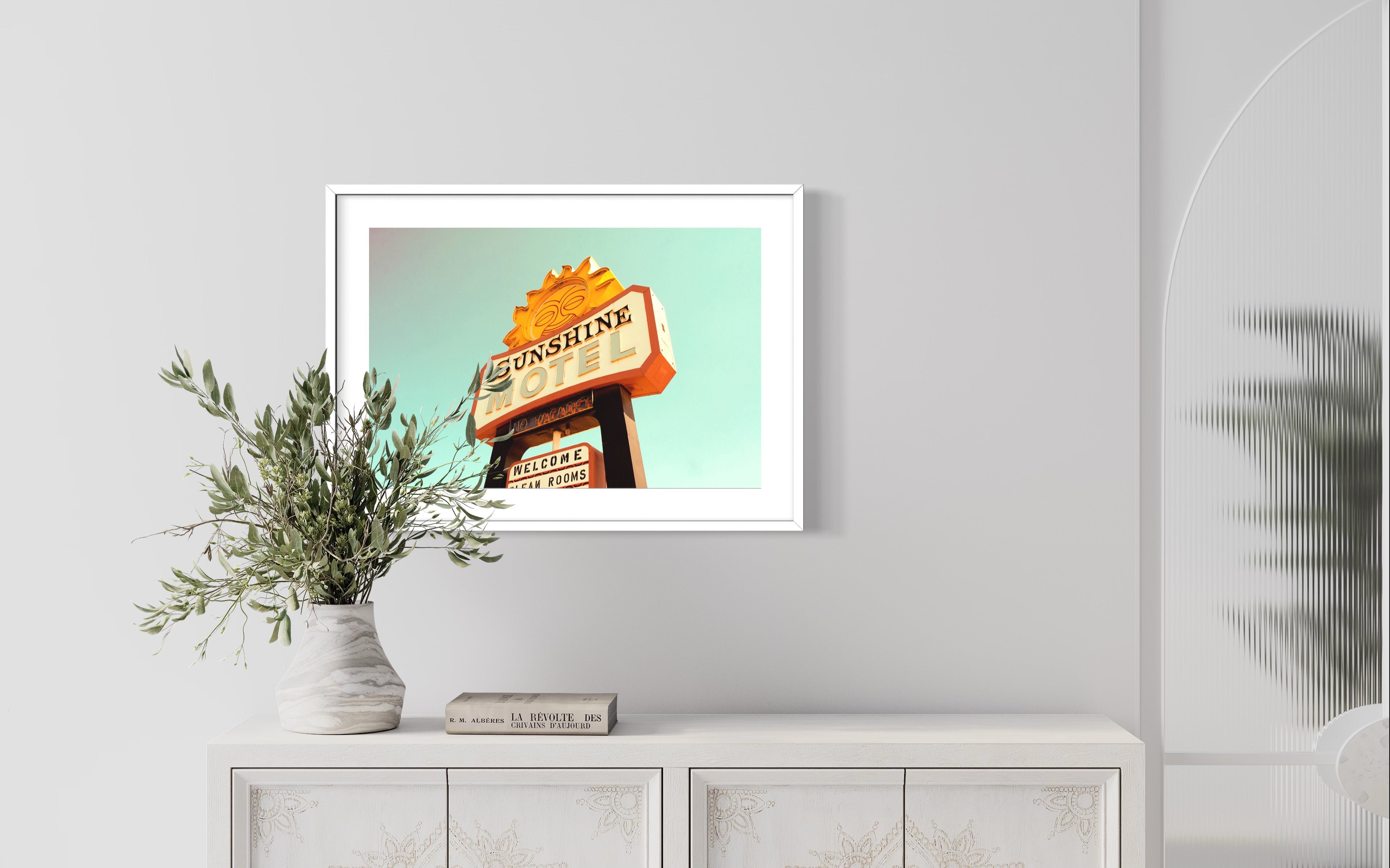 Sunshine Motel, Fine Art Print