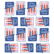 Sardines Screen Printed Cotton Tea Towel