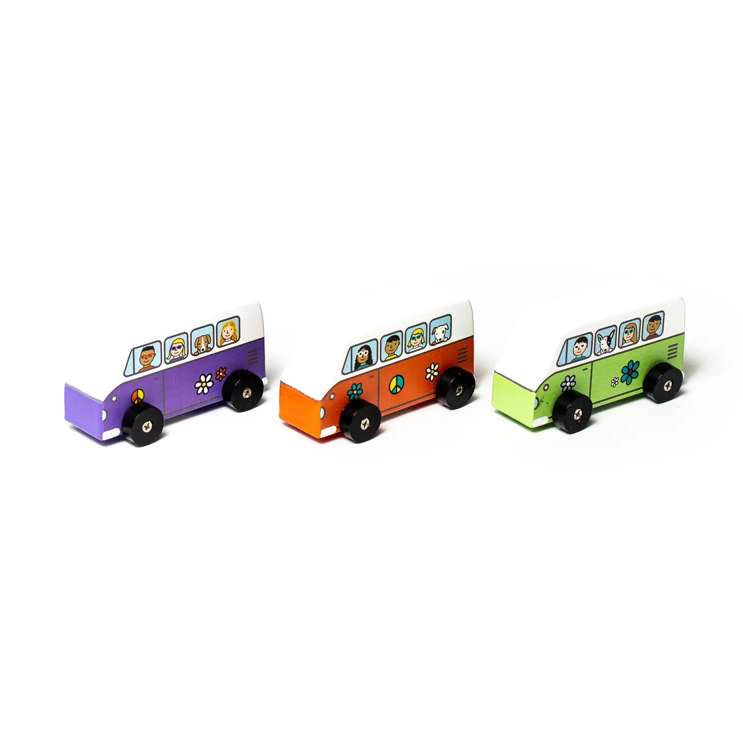 Love Bus Mini Eco Friendly Wooden Toy