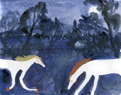 Moonlit Pasture | 10" x 8" | Melissa Lakey