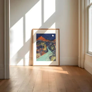 Night Under the Red Rocks Giclee Print by Melissa Lakey