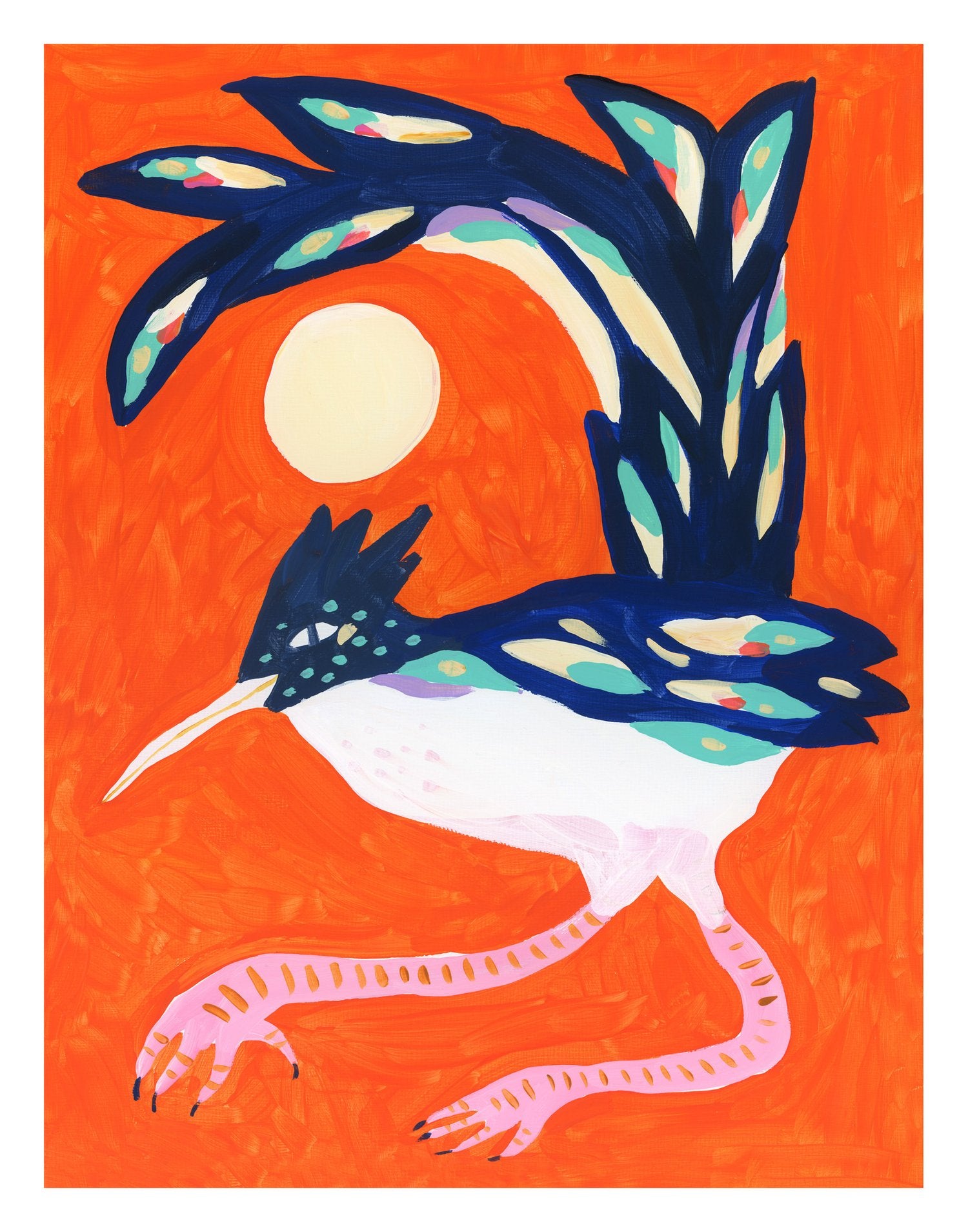 Roadrunner and the Sun - 8x10  by Melissa Lakey