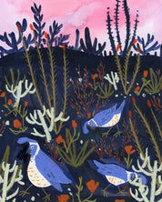 Twilight Quail Giclee Print by Melissa Lakey