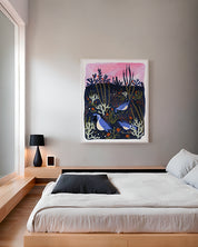 Twilight Quail Giclee Print by Melissa Lakey