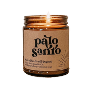 Palo Santo - 8 oz amber jar Coconut Wax Candle