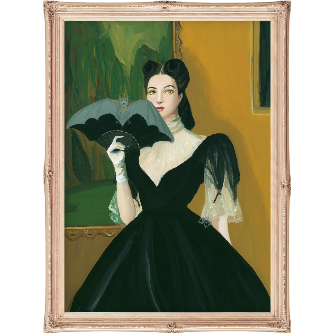 Beauty and the Bat Art Print 8.5"x11"