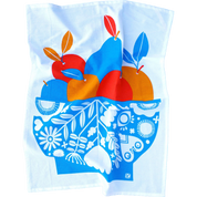 Fruit Bowl Cotton Kitchen Towel