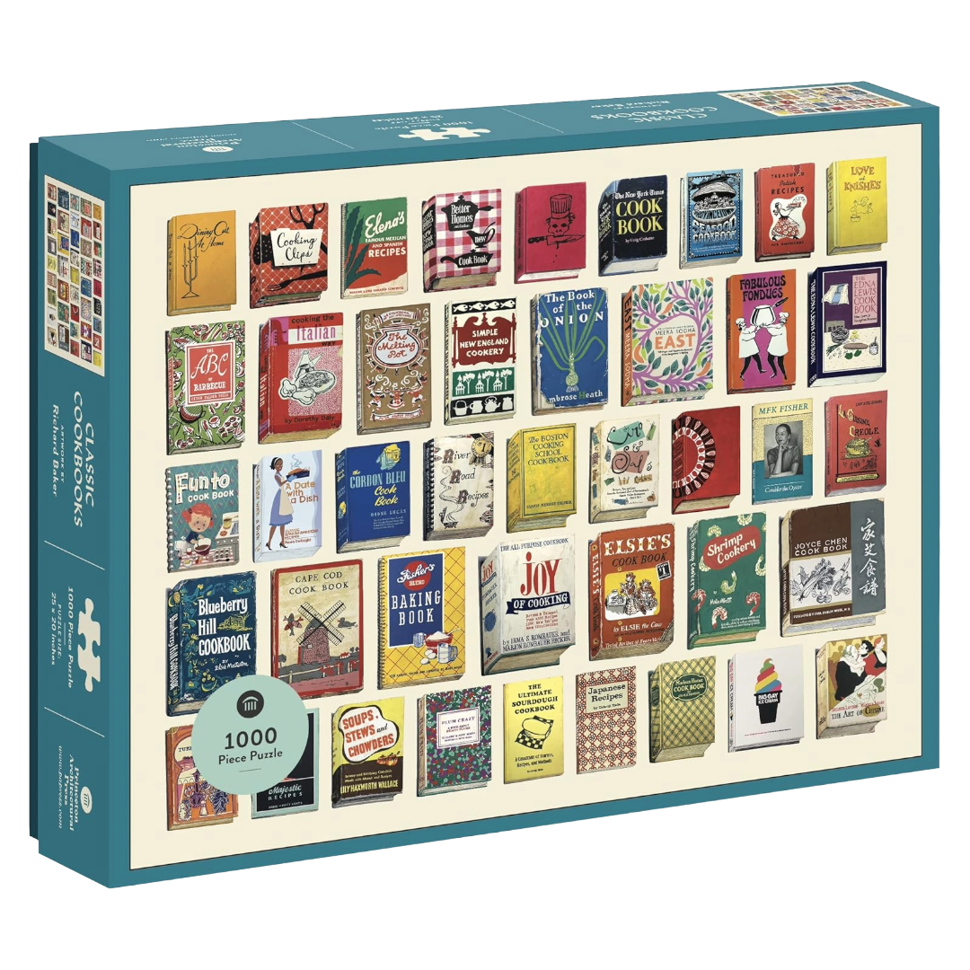 Classic Cookbook Covers Puzzle - 1000 Piece