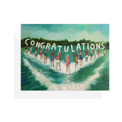 Water Skiers | Congratulations Card