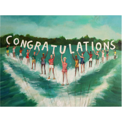 Water Skiers | Congratulations Card
