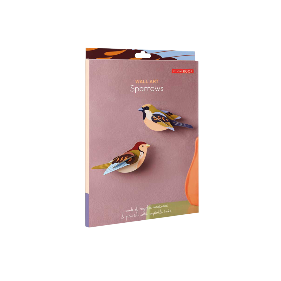 Sparrows - Set of 2 DIY Wall Art Kit