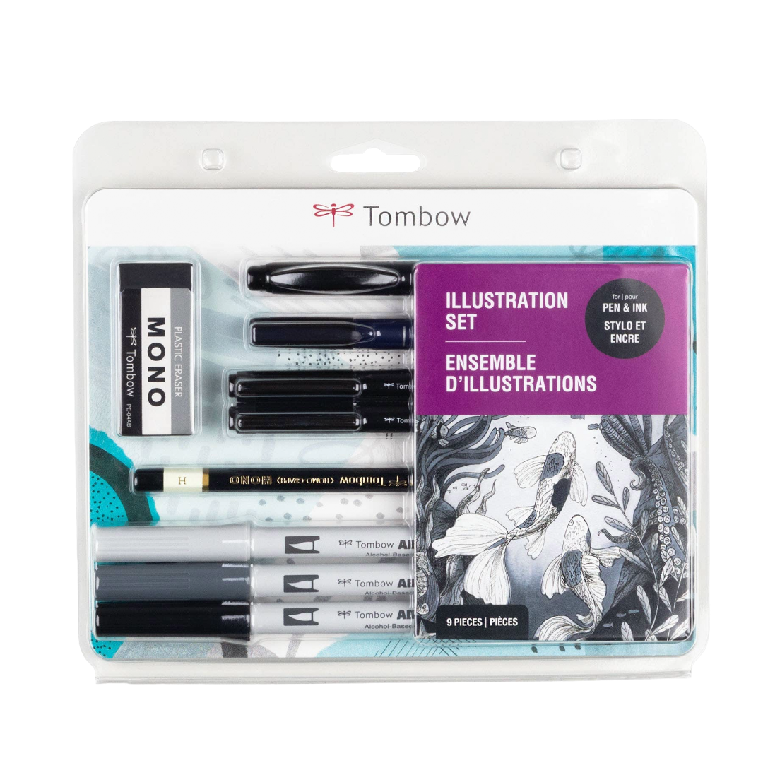 Illustration Set by Tombow