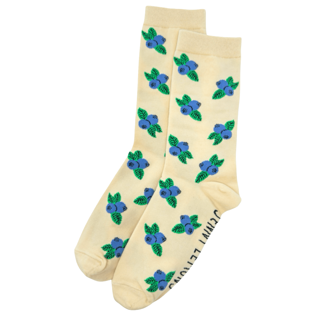 Blueberry Crew Socks