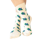 Blueberry Crew Socks
