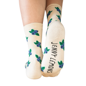 Blueberry Crew Socks