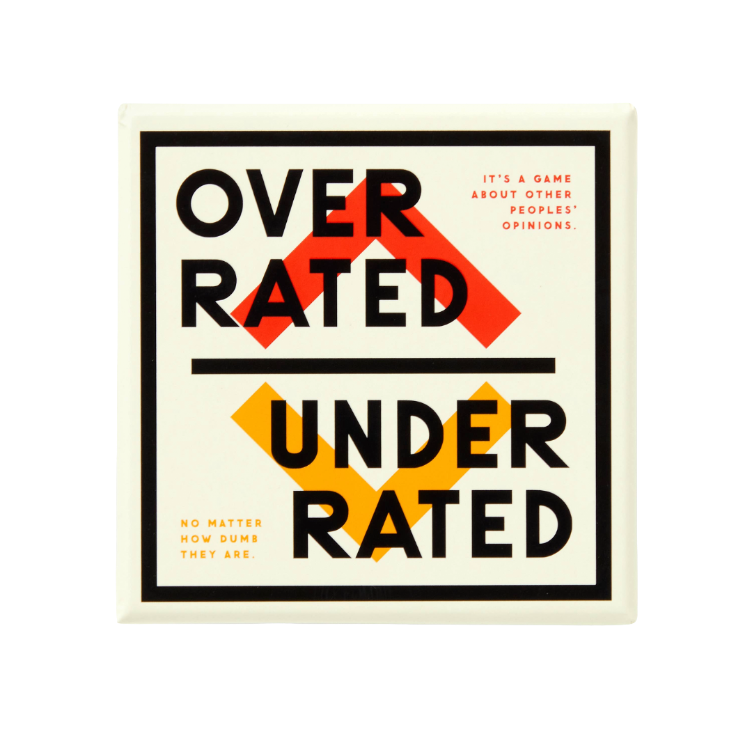 Overrated / Underrated Social Game