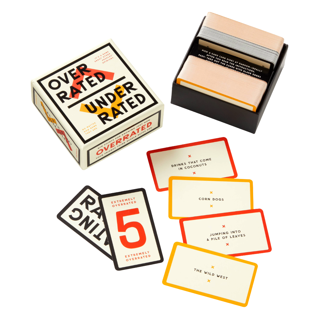 Overrated / Underrated Social Game