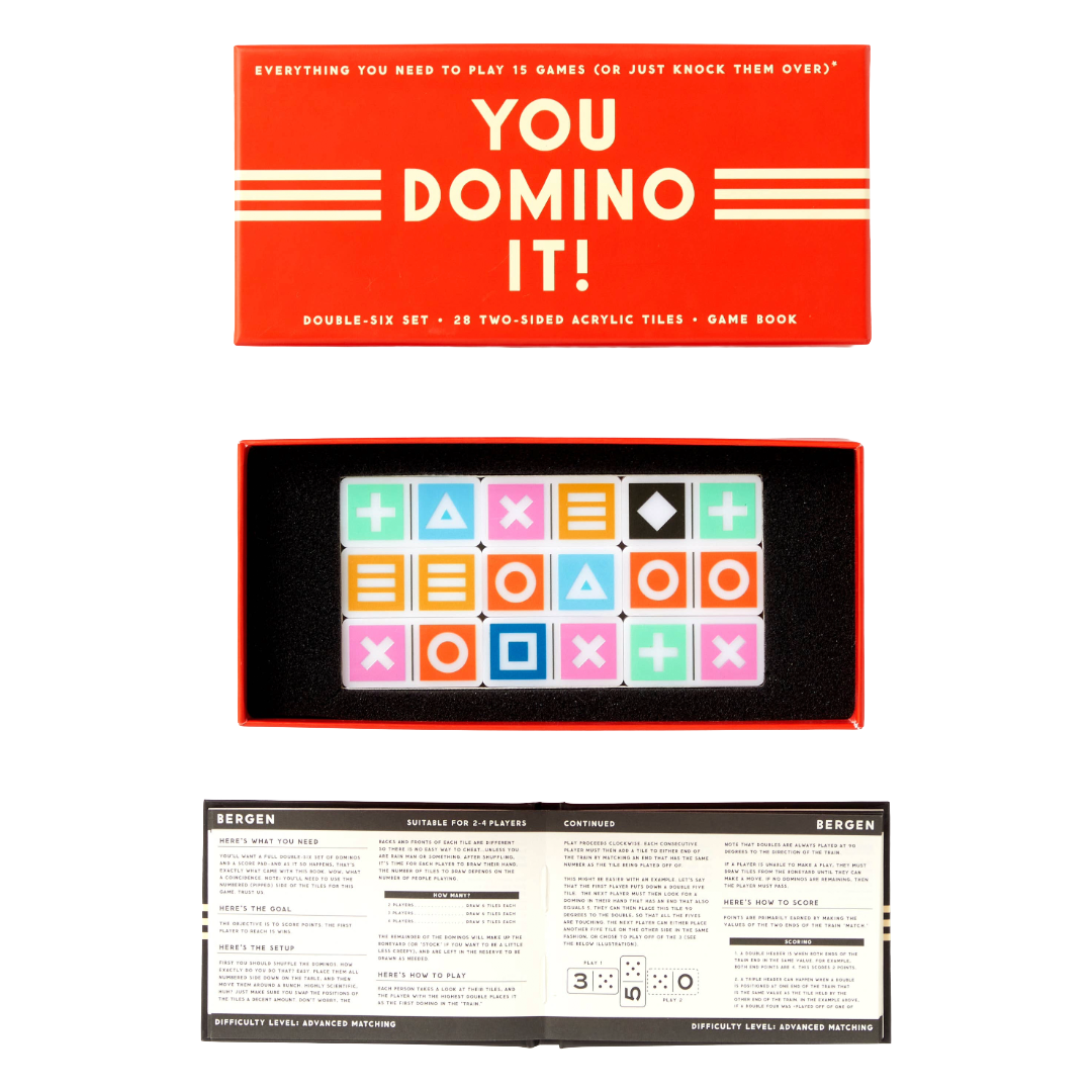You Domino It! Domino Game Set