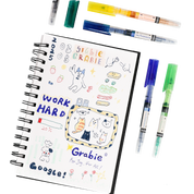 Dual-Tip Notetaking Pen Set Of 6
