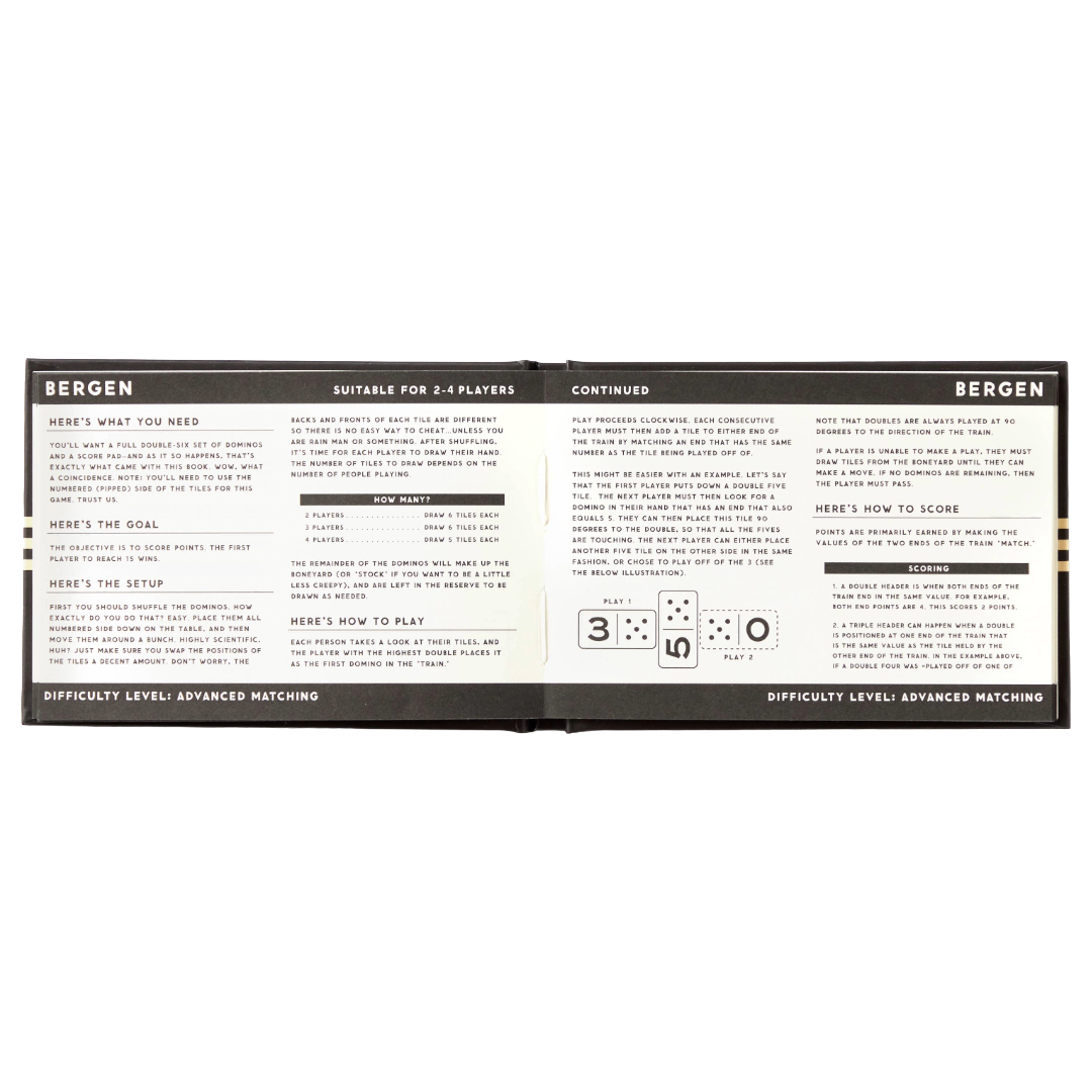 You Domino It! Domino Game Set