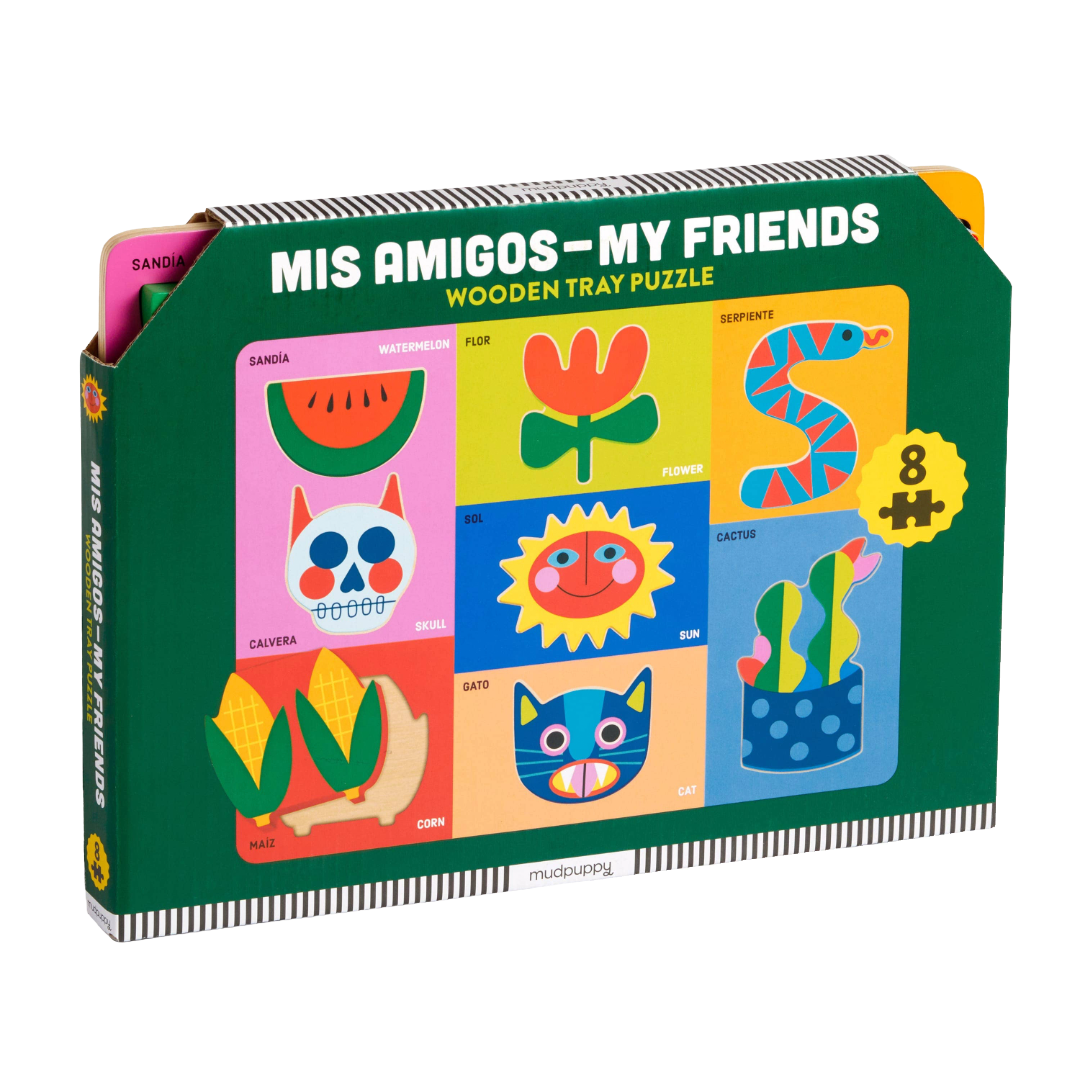 Mis Amigos-My Friends Wooden Tray Puzzle