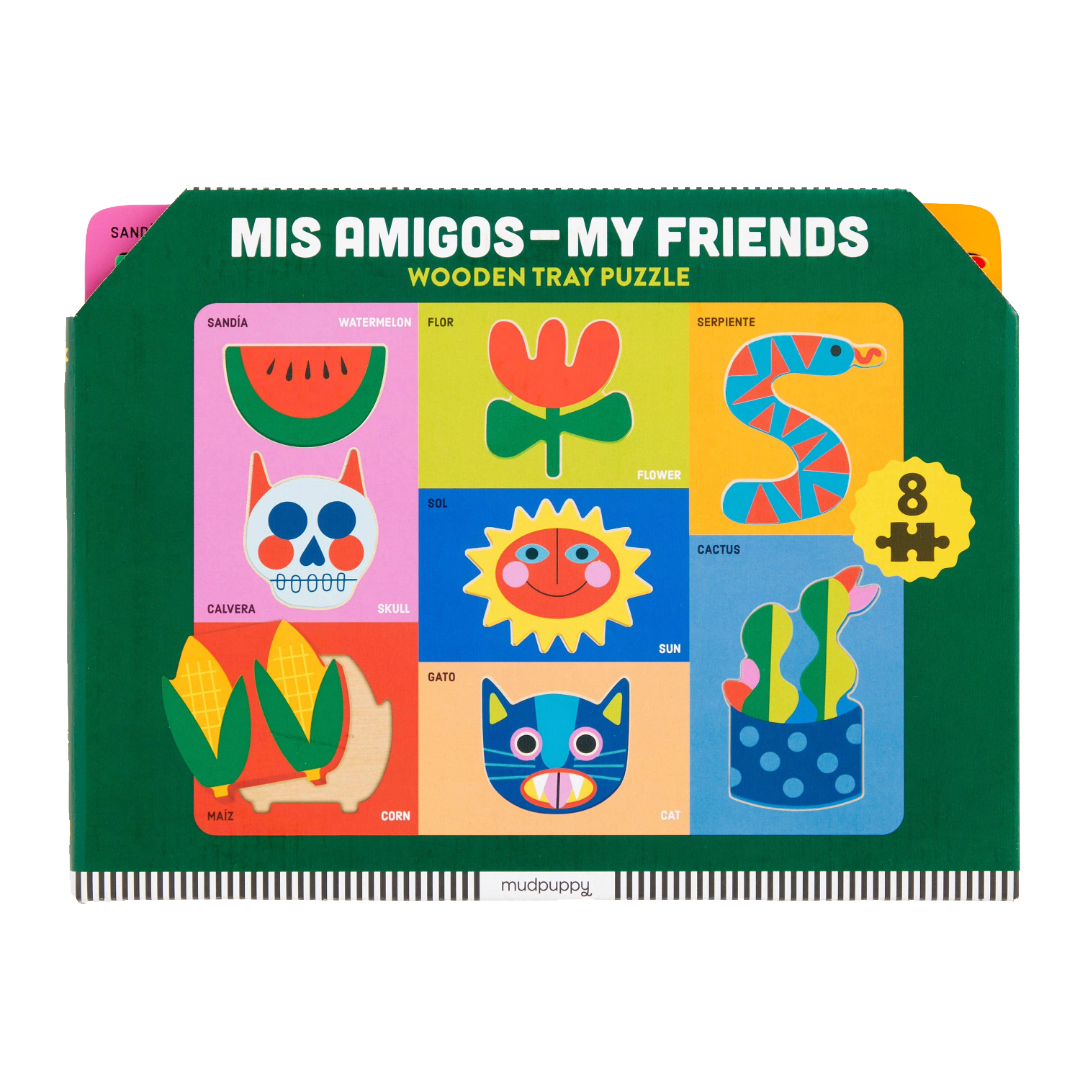Mis Amigos-My Friends Wooden Tray Puzzle
