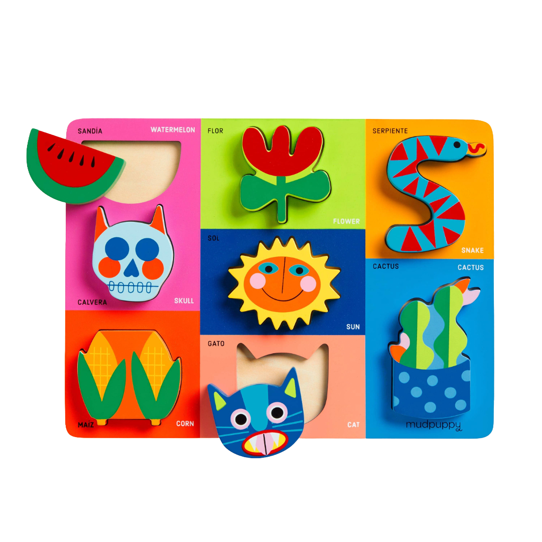 Mis Amigos-My Friends Wooden Tray Puzzle