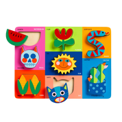 Mis Amigos-My Friends Wooden Tray Puzzle