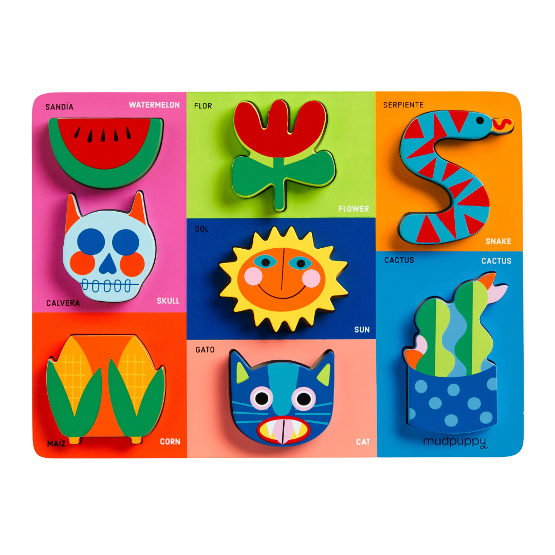 Mis Amigos-My Friends Wooden Tray Puzzle