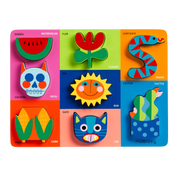 Mis Amigos-My Friends Wooden Tray Puzzle
