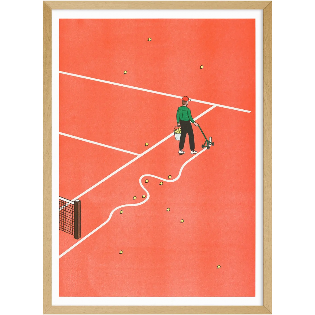 Roland-Garros | Art Print | Simon Bailly A3 poster