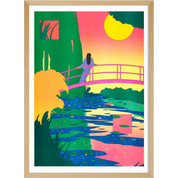 The Water-Lily Pond, Pink Harmony | Art Print | María Medem A3 Poster
