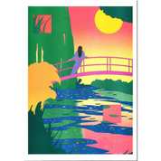 The Water-Lily Pond, Pink Harmony | Art Print | María Medem A3 Poster