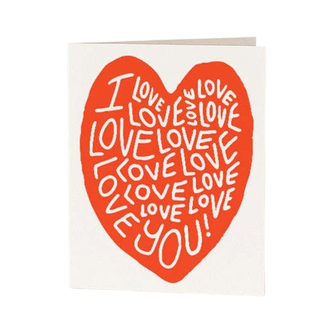I Love Love Love You | Greeting Card